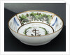 Saucer, part of a tea service that belonged to Vice-Admiral Horatio Nelson (1758-1805). by unknown