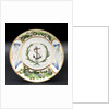 Saucer, part of a tea service that belonged to Vice-Admiral Horatio Nelson (1758-1805). by unknown