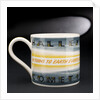 Earthenware mug by Josiah Wedgwood & Sons Ltd.