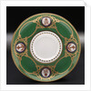 Saucer used on HMY 'Victoria and Albert' (1899) by W.T. Copeland & Sons Ltd.