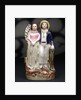 Earthenware figure group depicting a sailor and lass by unknown