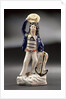 Earthenware figure group depicting a sailor and lass by unknown