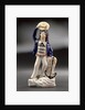 Earthenware figure group depicting a sailor and lass by unknown