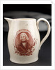 Horatio Nelson creamware jug by Unknown