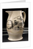 Liverpool transfer-printed creamware jug by Unknown