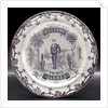 Earthernware plate by Unknown