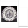 Earthernware plate by Unknown