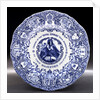 Porcelain plate by John Rose & Co.