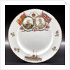 Porcelain plate by John Aynsley & Sons Ltd.