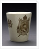 Porcelain beaker inscribed 'CORONATION 1911' by Doulton & Co. Ltd.