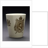 Porcelain beaker inscribed 'CORONATION 1911' by Doulton & Co. Ltd.