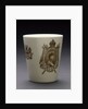 Porcelain beaker inscribed 'CORONATION 1911' by Doulton & Co. Ltd.