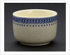 Earthenware sugar bowl by unknown