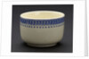 Earthenware sugar bowl by unknown