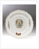 Earthernware plate by unknown