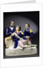 Staffordshire figure group representing the death of Nelson by unknown