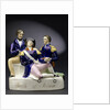 Staffordshire figure group representing the death of Nelson by unknown