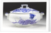 White vegetable dish with lid by Cauldon Ltd.