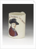 Mug with a portrait of Admiral Sir George Brydges Rodney (1719-1792) by unknown