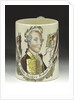 Mug with a portrait of Admiral Sir George Brydges Rodney (1719-1792) by unknown