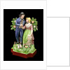 Earthenware figure group depicting a sailor and lass by John Walton