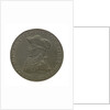 Token depicting Admiral of the Fleet Richard Howe (1726-1799) and the Glorious First of June, 1794; obverse by T. Wyon