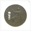 Token depicting Admiral of the Fleet Richard Howe (1726-1799) and the Glorious First of June, 1794; reverse by T. Wyon