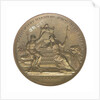 Medal commemorating Vice-Admiral Horatio Nelson (1758-1805); reverse by P. Wyon