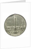 Commemorative medal depicting the Trafalgar Square Monument; reverse by E. Avern