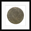 Token decorated with a broad arrow and inscription: 'PO AUG 1823'; obverse by unknown