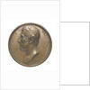 Commemorative medal depicting Duke of Wellington (1769-1852), Chancellor of Oxford University 1834; obverse by T. Webb
