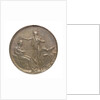 Portsmouth halfpenny token commemorating John Jervis, Earl St Vincent (1735-1823) and the battle of Cape St Vincent, 1797; reverse by T. Wyon