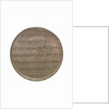 Portsmouth halfpenny token commemorating John Jervis, Earl St Vincent (1735-1823) and the battle of Cape St Vincent, 1797; reverse by T. Wyon