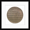 Portsmouth halfpenny token commemorating John Jervis, Earl St Vincent (1735-1823) and the battle of Cape St Vincent, 1797; reverse by T. Wyon