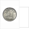 10 cents coin; obverse by unknown