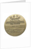 Commemorative medal of the National Science Teachers Association For Service; reverse by unknown