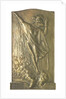 Plaque commemorating the raid on Zeebrugge, 1918; obverse by Pieter de Soete