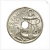 50 centimos coin; obverse by unknown
