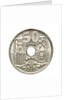50 centimos coin; reverse by unknown