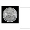 Medal commemorating R. L. Stevenson's novel 'Treasure Island'; reverse by unknown