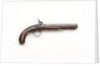 Percussion Back Action pistol by R. Weston