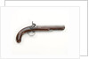 Percussion Back Action pistol by R. Weston