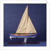 Full hull model, whaler, starboard broadside by unknown