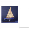Full hull model, whaler, starboard broadside by unknown