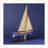 Full hull model, whaler, starboard stern quarter by unknown