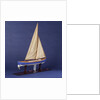 Full hull model, whaler, starboard stern quarter by unknown