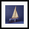 Full hull model, whaler, starboard stern quarter by unknown
