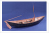 Full hull model, Bridgwater flatner, starboard stern quarter by Charles Holt