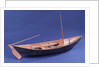 Full hull model, Bridgwater flatner, starboard stern quarter by Charles Holt