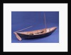 Full hull model, Bridgwater flatner, starboard stern quarter by Charles Holt